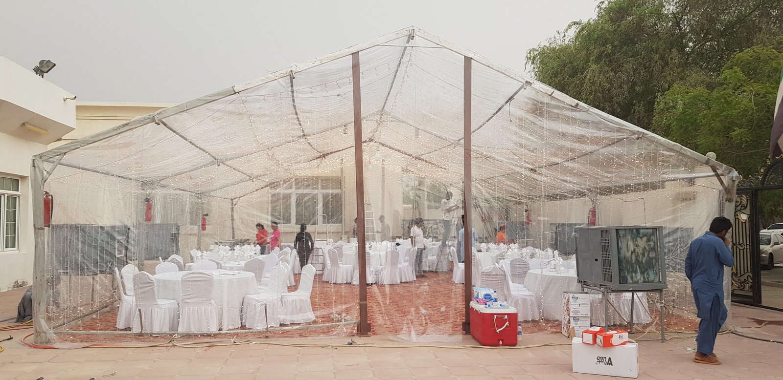 50 persons party tent package