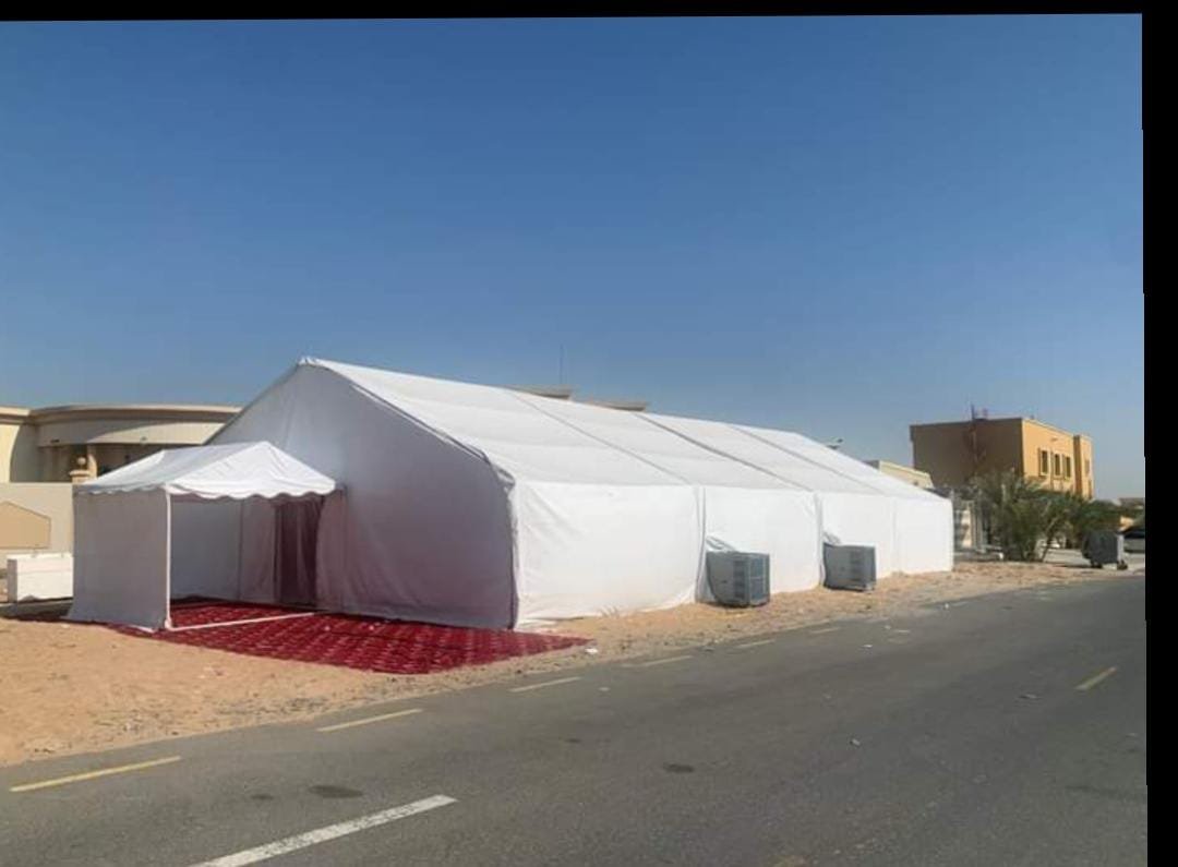 VIP Tent Majlis Seating Setup