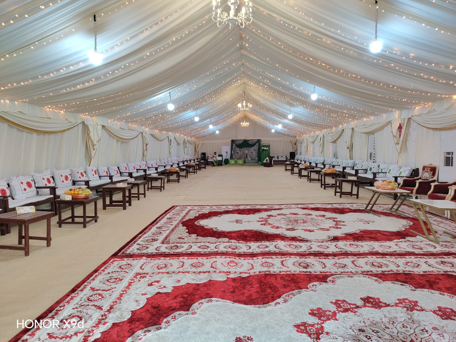 VIP Tent Interior Seating