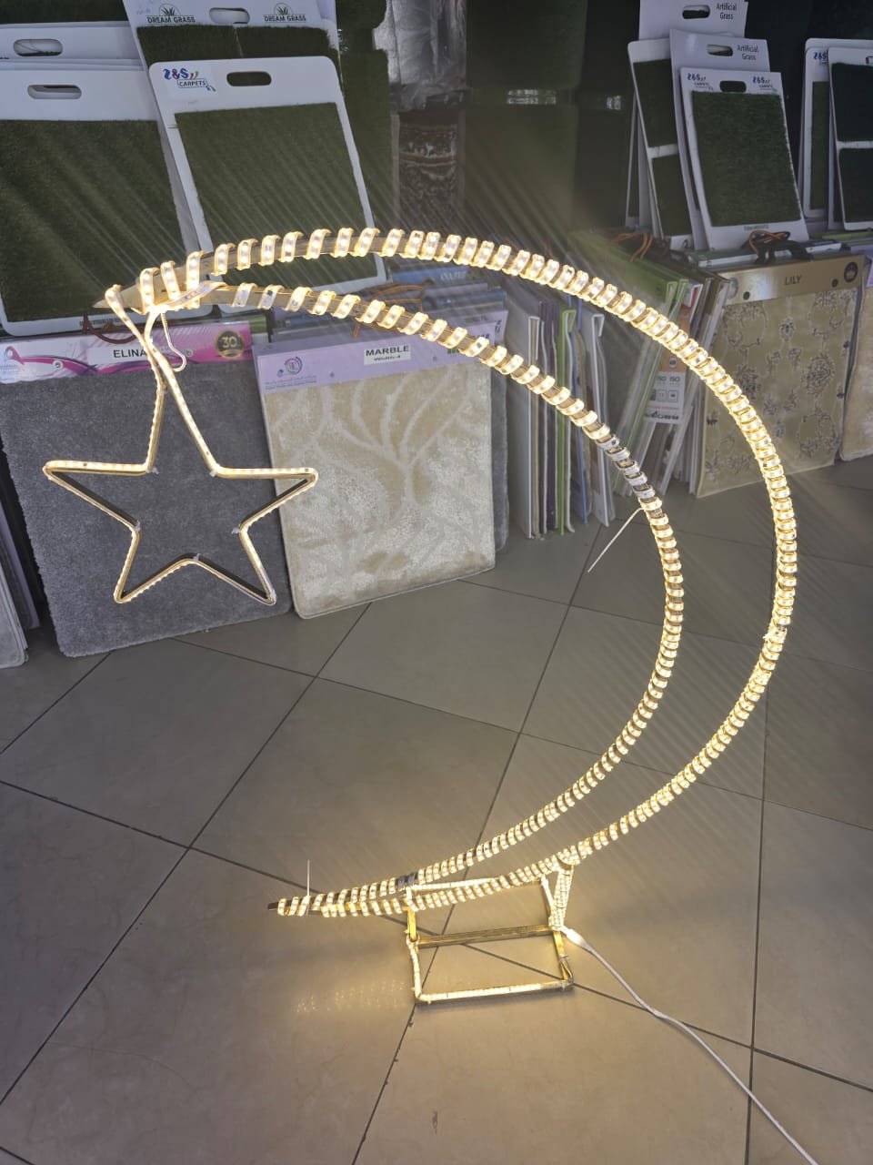Traditional Ramadan decoration and lighting